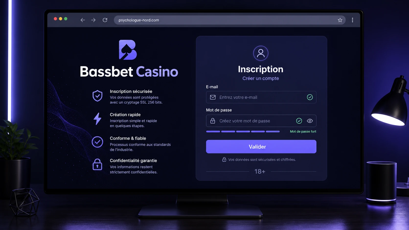 Comment faire une inscription Bassbet